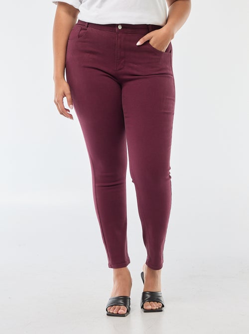 Pantalón skinny de tiro alto - Kiabi
