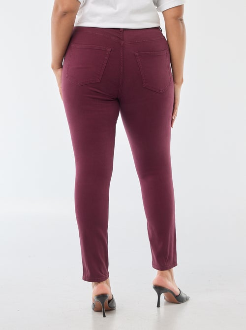 Pantalón skinny de tiro alto - Kiabi