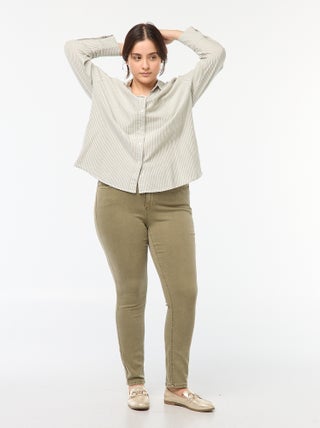 Pantalón skinny de tiro alto