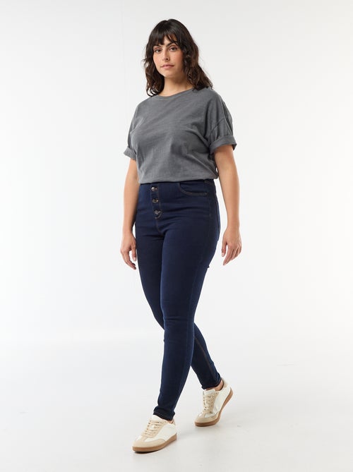 Pantalón skinny de tiro muy alto - L30 - Kiabi