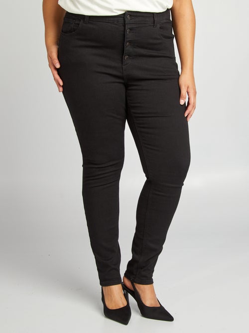 Pantalón skinny elástico - 5 bolsillos - L30 - Kiabi