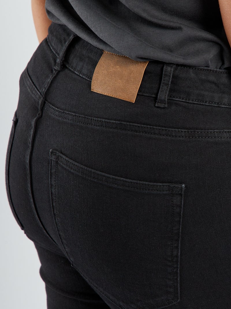 Pantalón skinny elástico - 5 bolsillos - L30 NEGRO - Kiabi