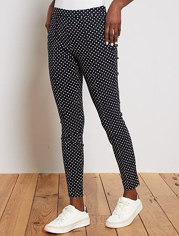 Pantalón skinny estampado 'lunares' - Kiabi