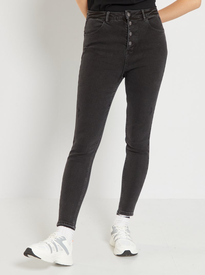 Pantalón skinny push up NEGRO - Kiabi