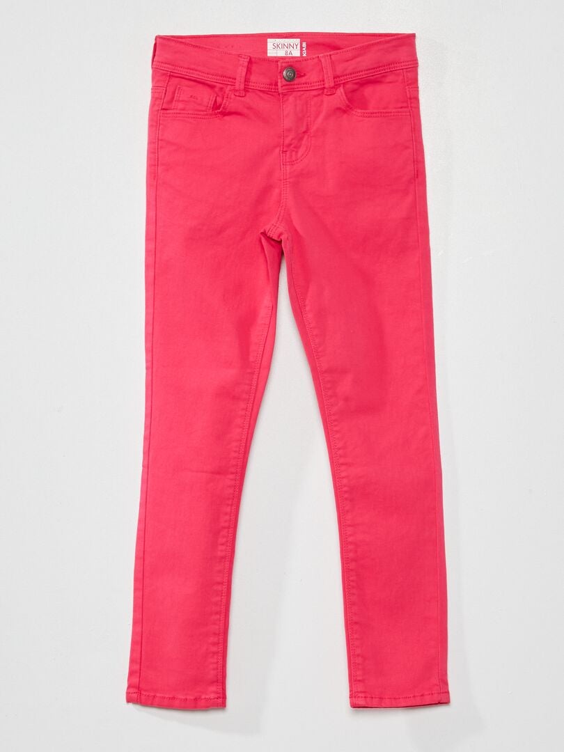 Pantalón skinny rosa indio - Kiabi