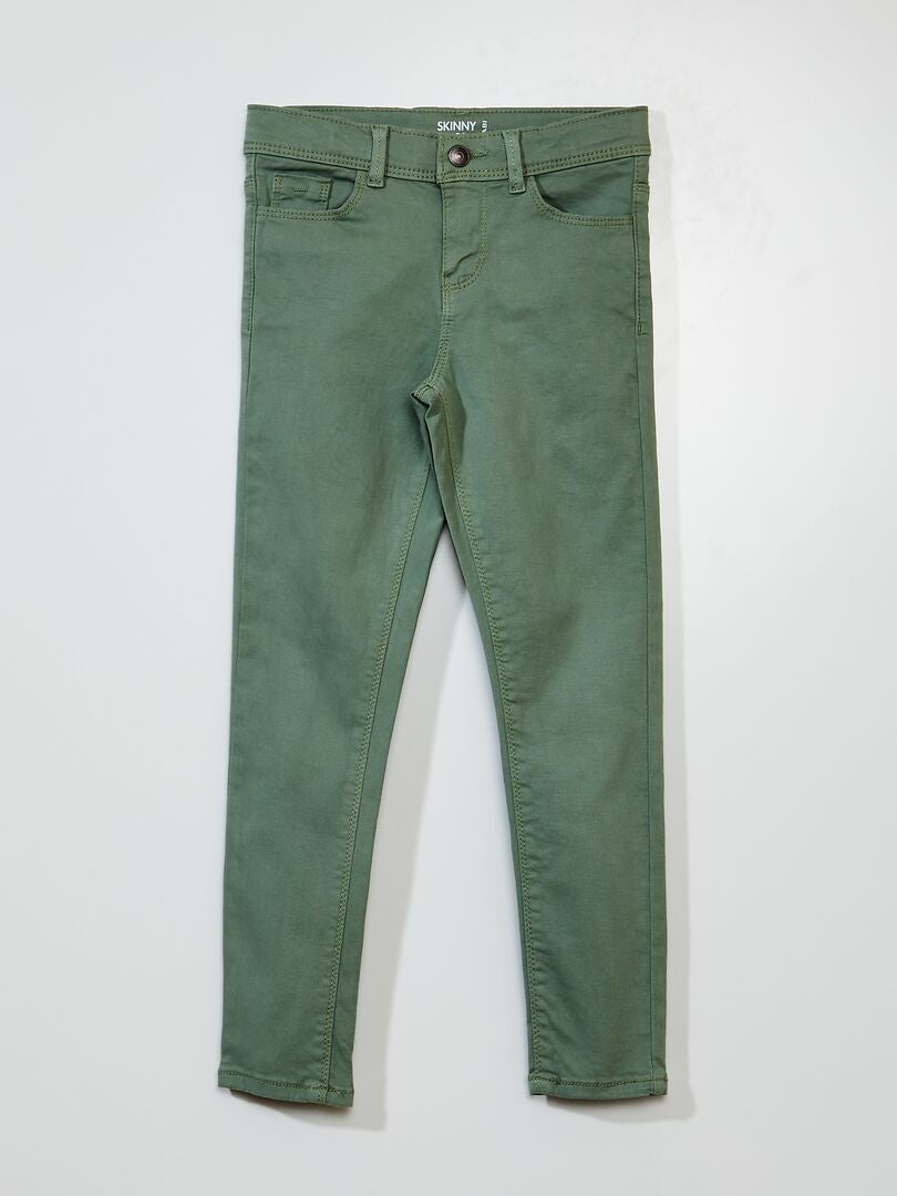 Pantalón skinny VERDE - Kiabi