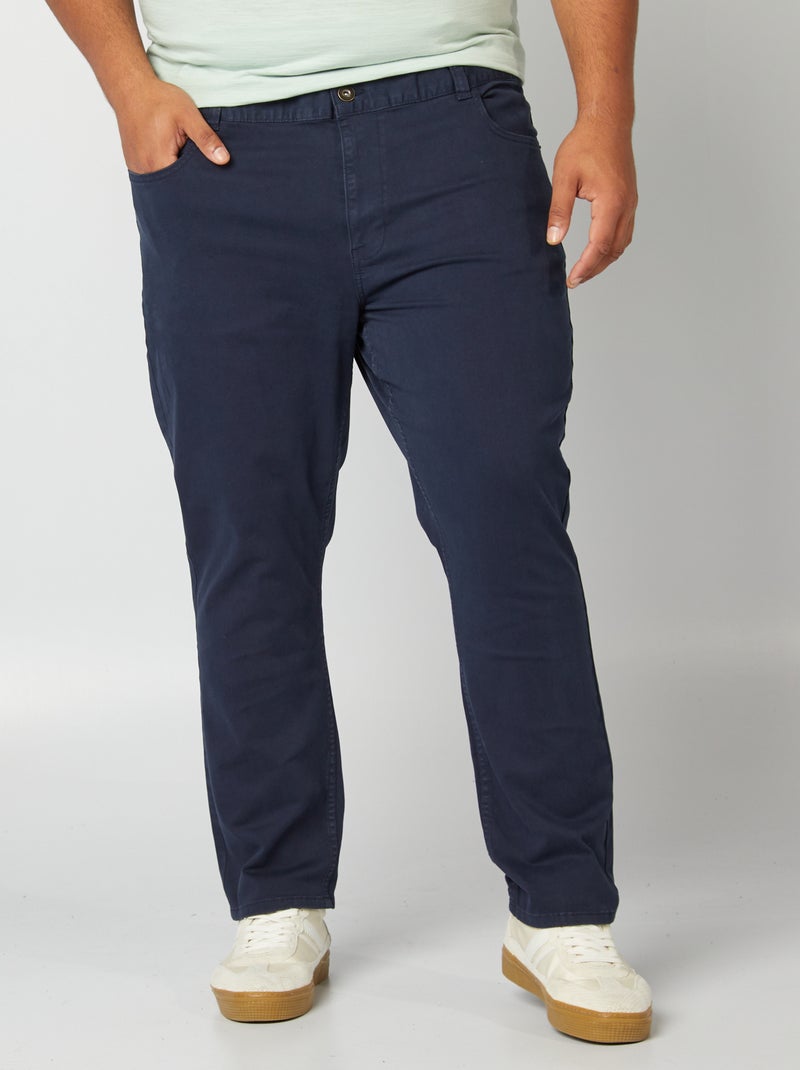 Pantalón slim - L32 AZUL - Kiabi