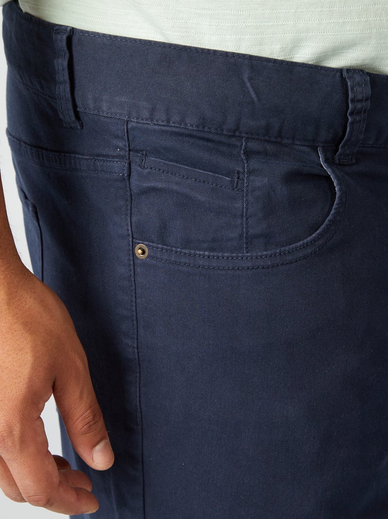 Pantalón slim - L32 AZUL - Kiabi