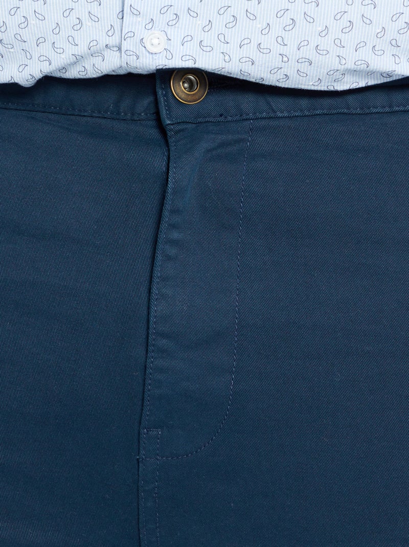 Pantalón slim - L32 AZUL - Kiabi