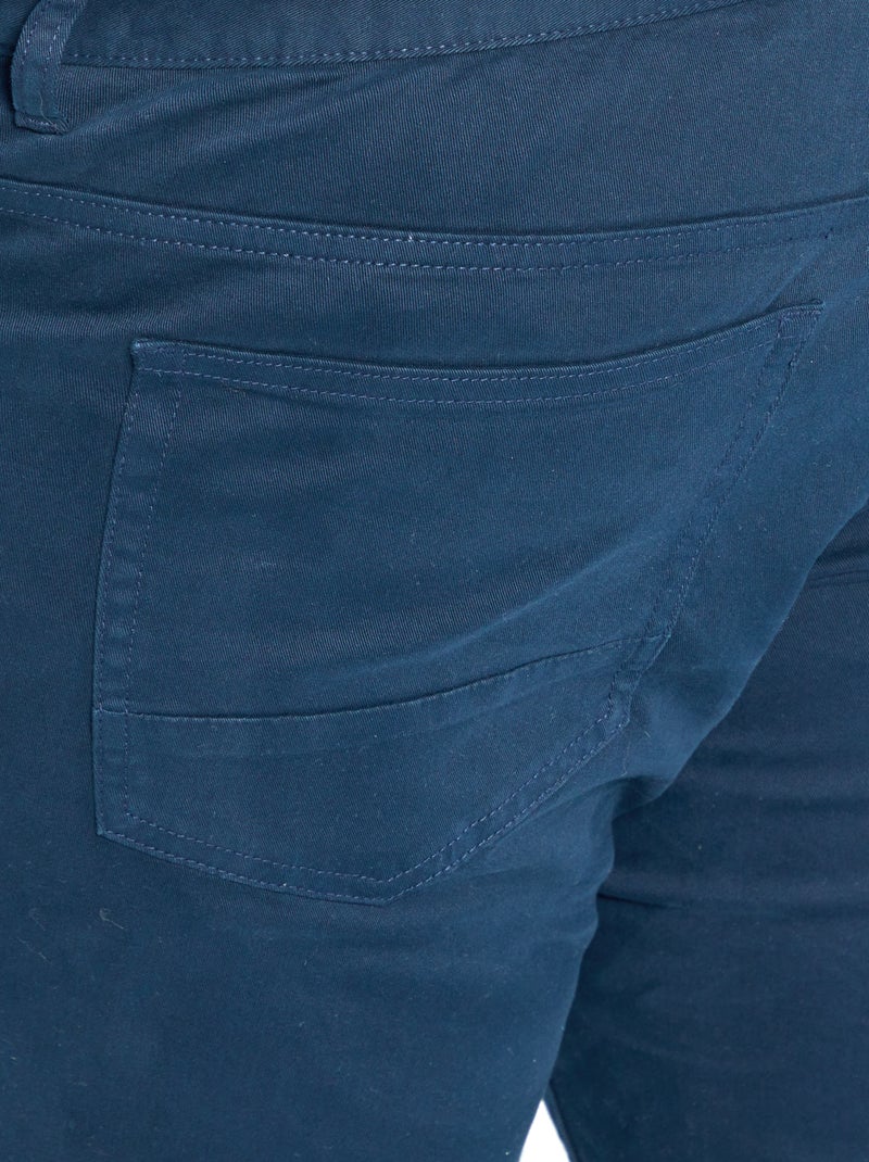 Pantalón slim - L32 AZUL - Kiabi