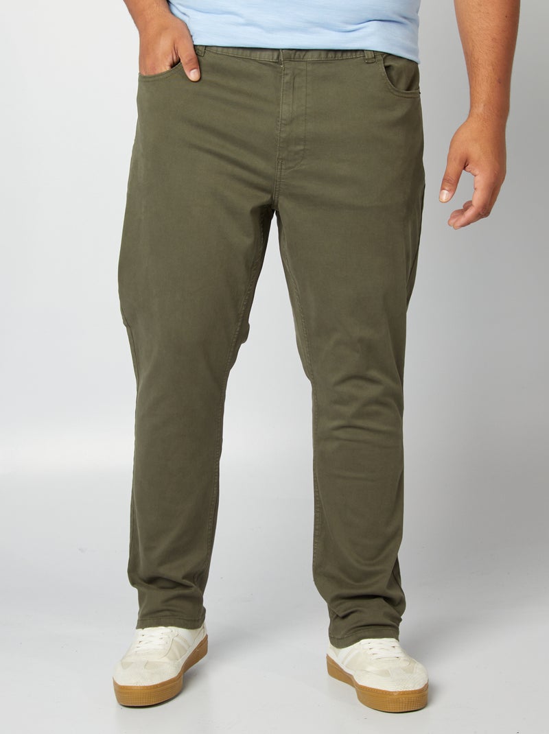 Pantalón slim - L32 KAKI - Kiabi