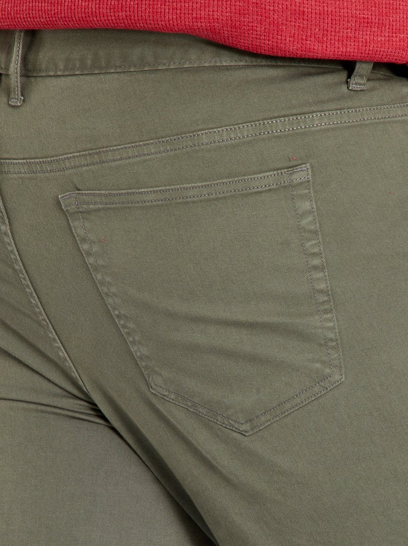 Pantalón slim - L32 KAKI - Kiabi