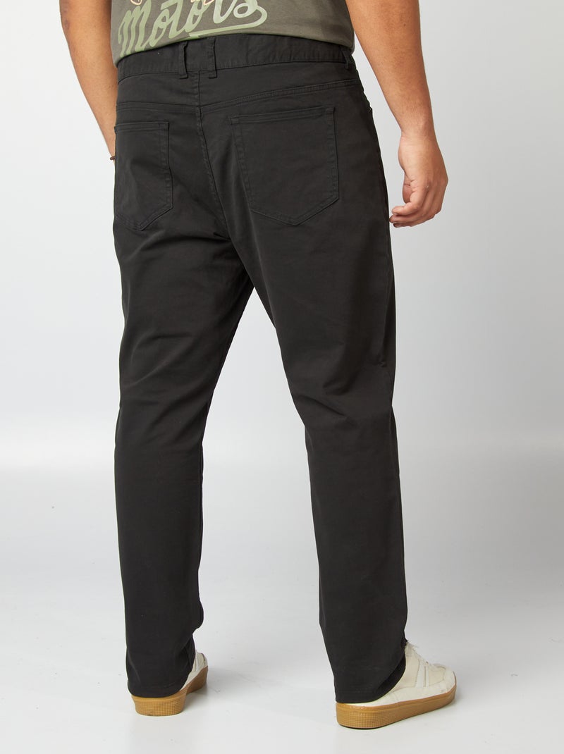 Pantalón slim - L32 negro - Kiabi