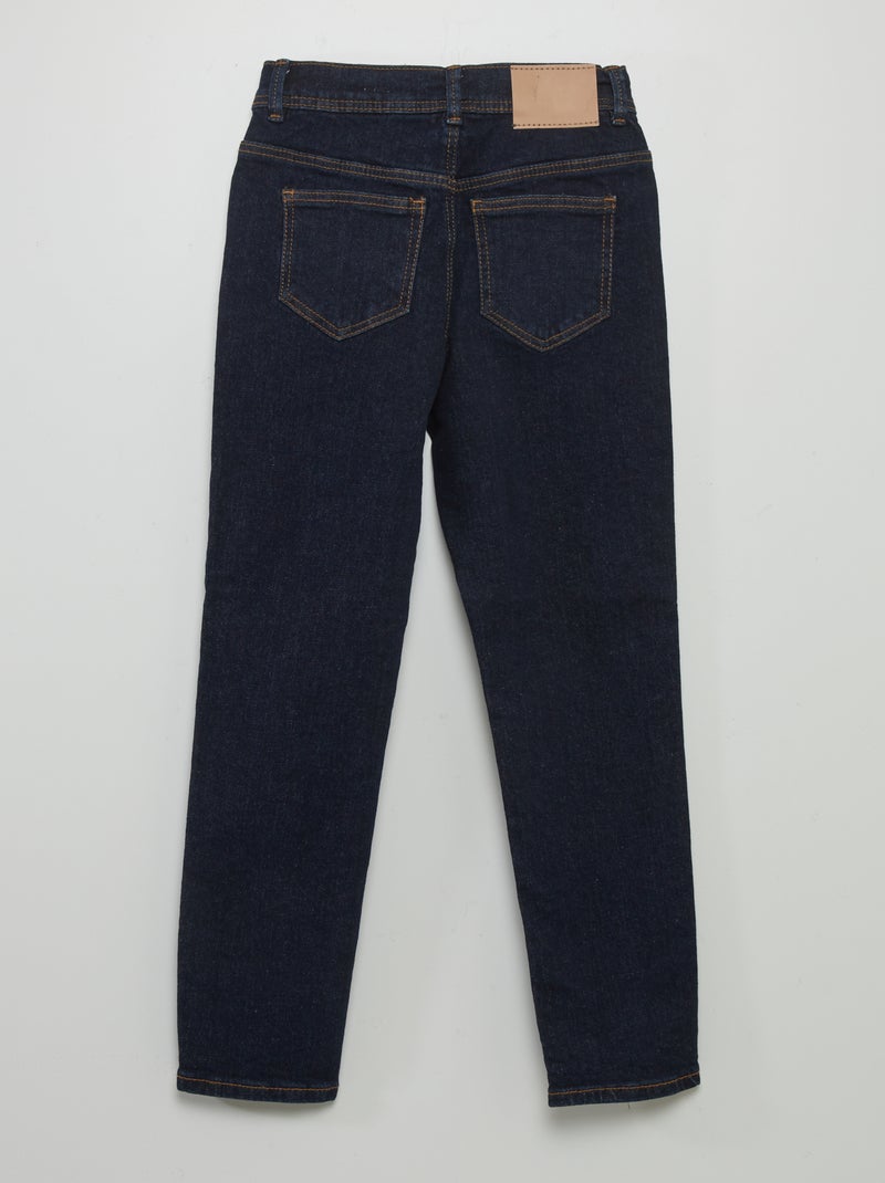 Pantalón slim 5 bolsillos AZUL - Kiabi