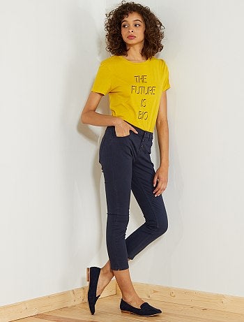 Pantalón slim 7/8 - Kiabi