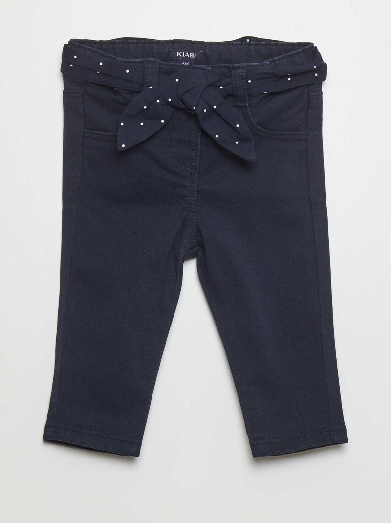 Pantalón slim AZUL - Kiabi