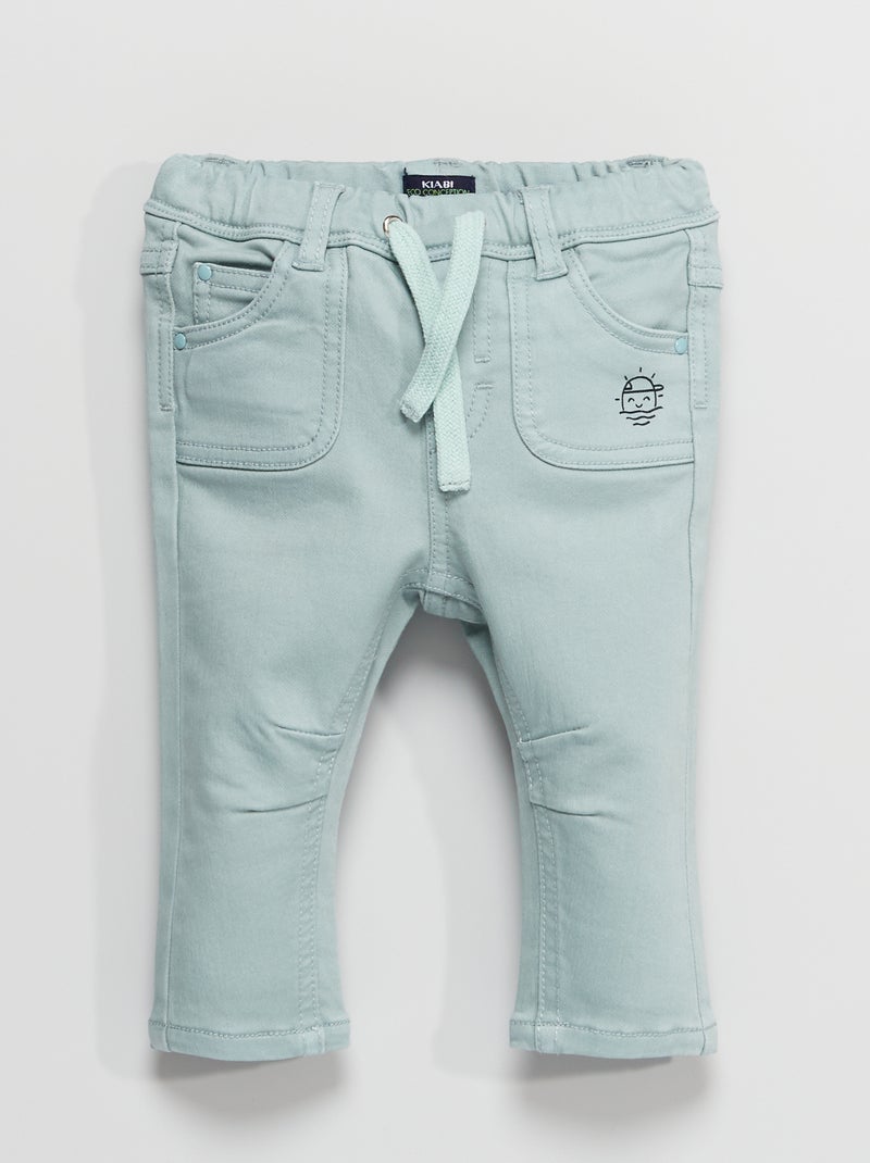 Pantalón slim AZUL - Kiabi