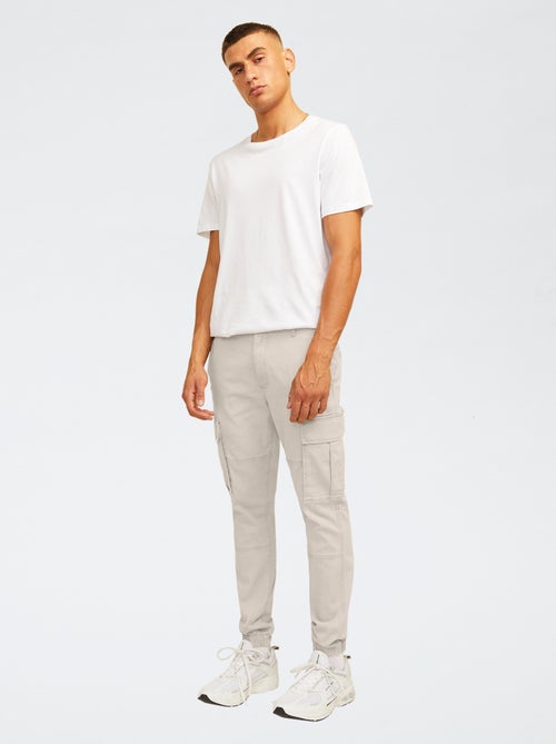 Pantalón slim con bolsillos grandes 'JJ Rebel' - Kiabi