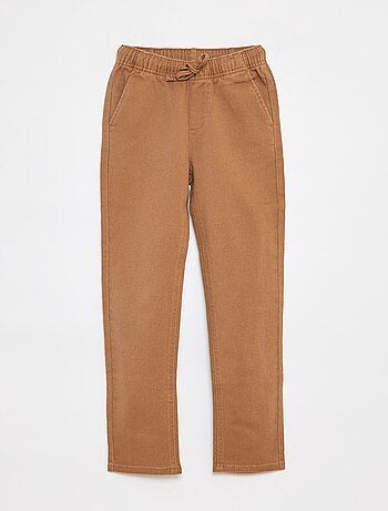 Pantalón slim con cintura ajustable