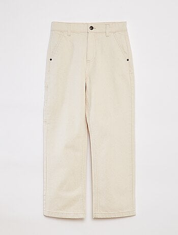 Pantalón slim con cintura ajustable