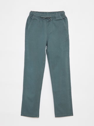 Pantalón slim con cintura ajustable