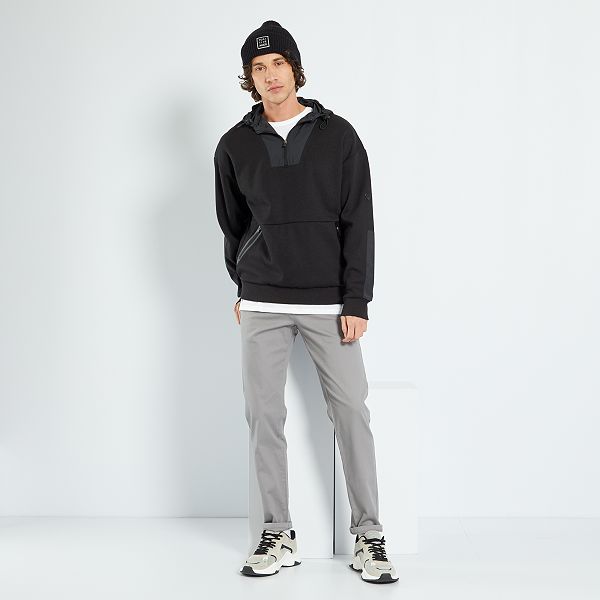 Pantalón slim con cintura elástica Hombre talla S-XXL - GRIS - Kiabi -  20,00€