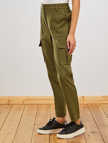 Pantalón slim corte cargo - Kiabi