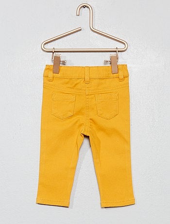 Pantalón slim de algodón elástico - Kiabi