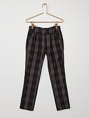 Pantalon de cuadros mujer con descuentos | Kiabi