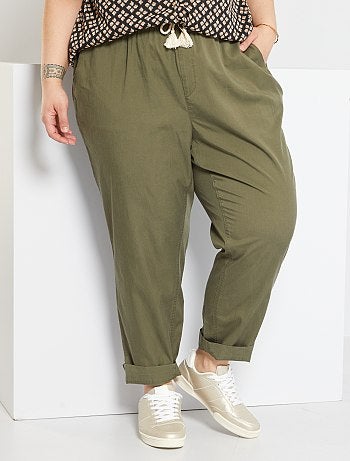Pantalones de - caqui - Kiabi