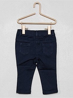 Pantalón slim de sarga elástico - Kiabi