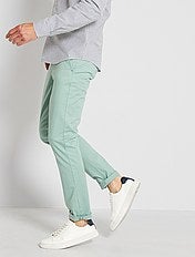 Pantalones Chinos Hombre Verde Kiabi