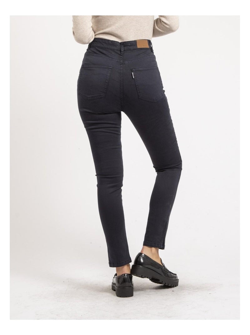 Pantalón slim EDITH Azul marino - Kiabi