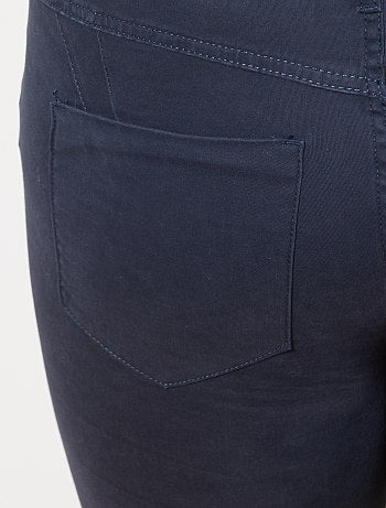 Tallas grandes mujer - Pantalón slim elástico - Kiabi