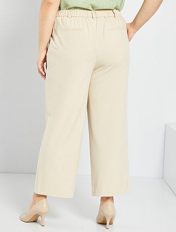 Pantalones de - beige - Kiabi