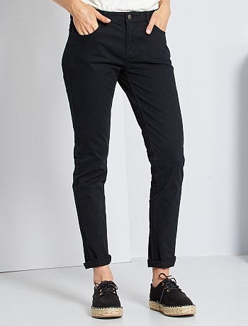 Mujer talla 34 a 48 - Pantalón slim elástico con 5 bolsillos - Kiabi