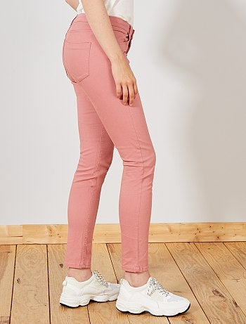 Mujer talla 34 a 48 - Pantalón slim elástico con 5 bolsillos - Kiabi