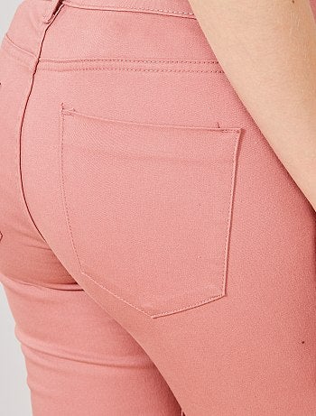 Mujer talla 34 a 48 - Pantalón slim elástico con 5 bolsillos - Kiabi