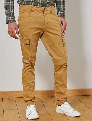 Pantalón slim estilo cargo - Kiabi