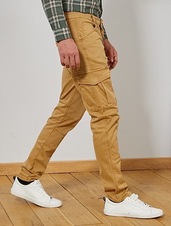 Pantalón slim estilo cargo - Kiabi