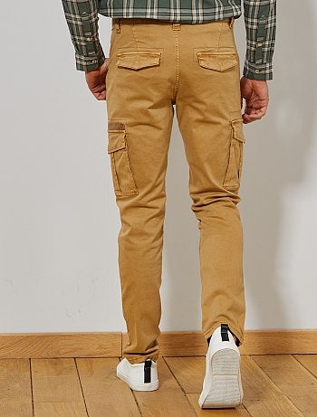 Pantalón slim estilo cargo - Kiabi
