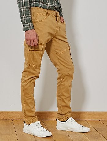 Pantalón slim estilo cargo - Kiabi