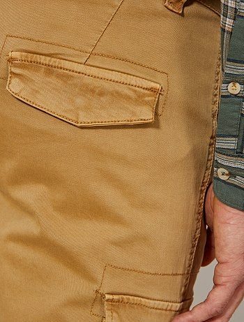 Pantalón slim estilo cargo - Kiabi