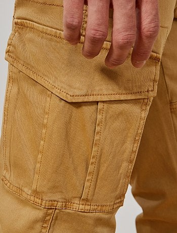 Pantalón slim estilo cargo - Kiabi