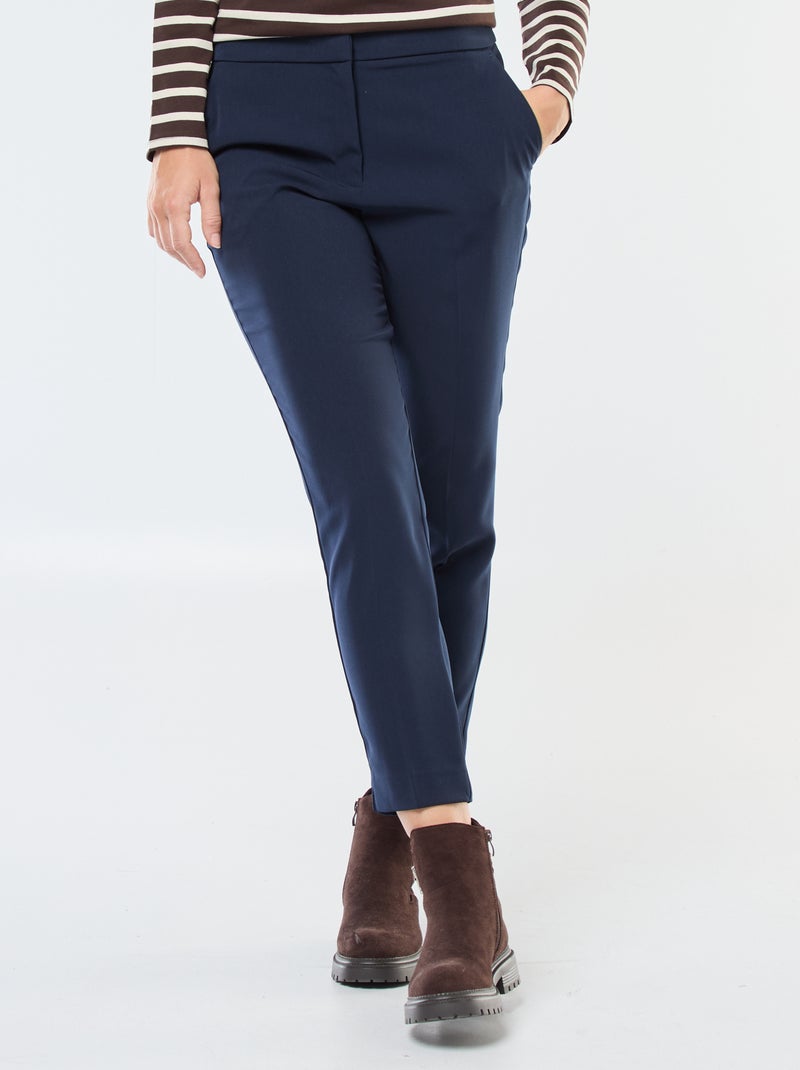 Pantalón slim fit Azul - Kiabi