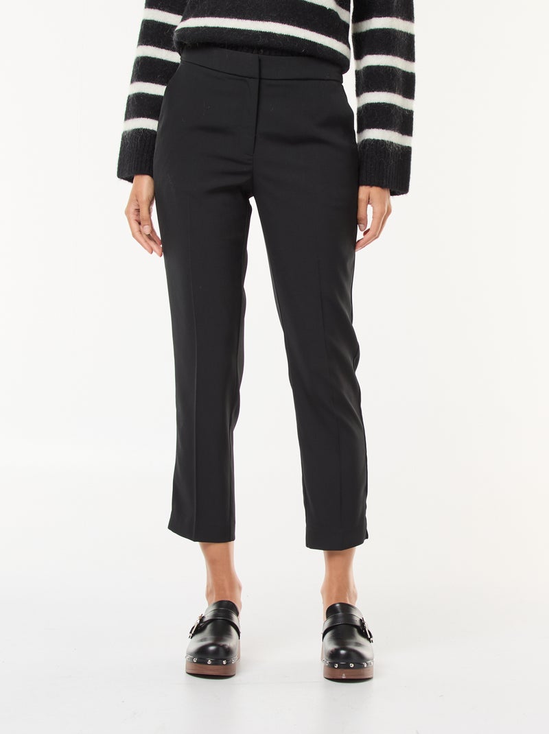 Pantalón slim fit Negro - Kiabi