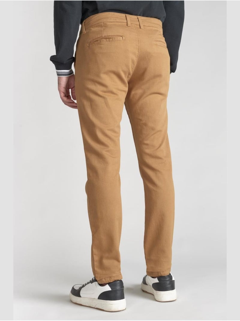 Pantalón slim JOGG Marrón - Kiabi