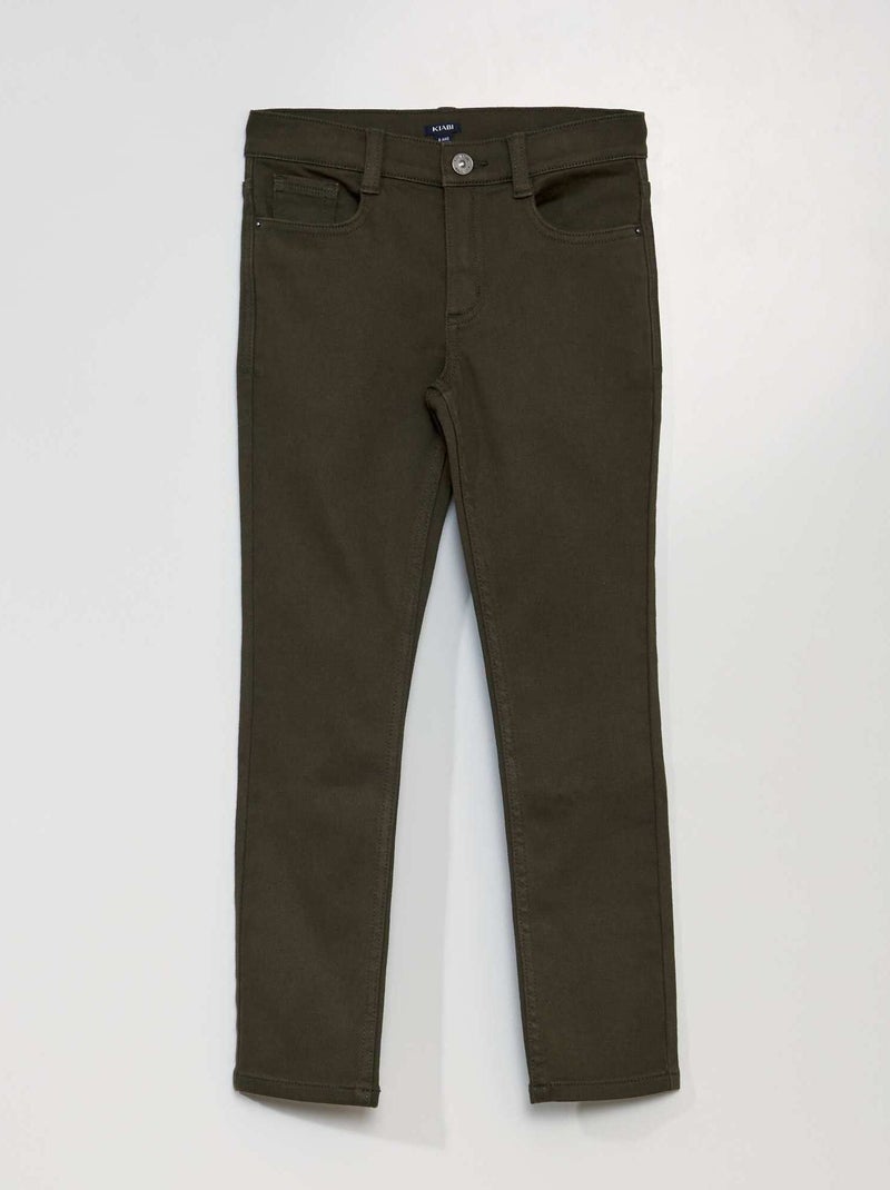 Pantalón slim KAKI - Kiabi