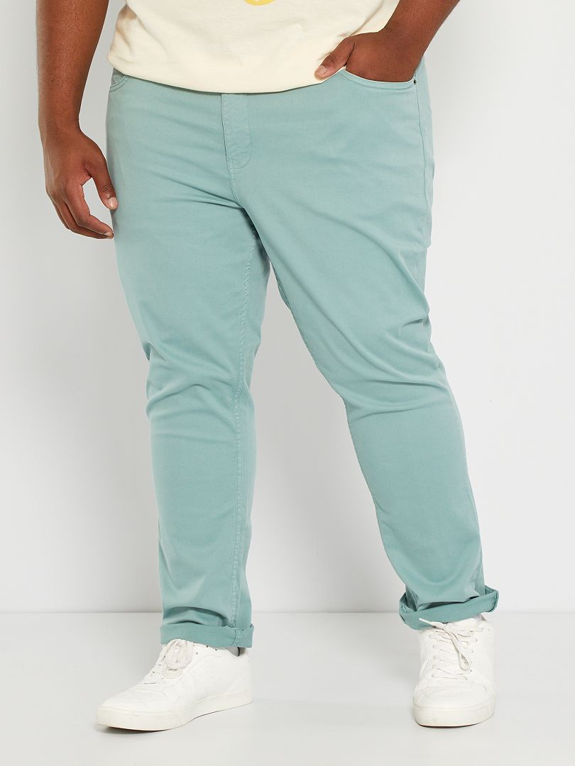 Pantalón slim L30 azul - Kiabi