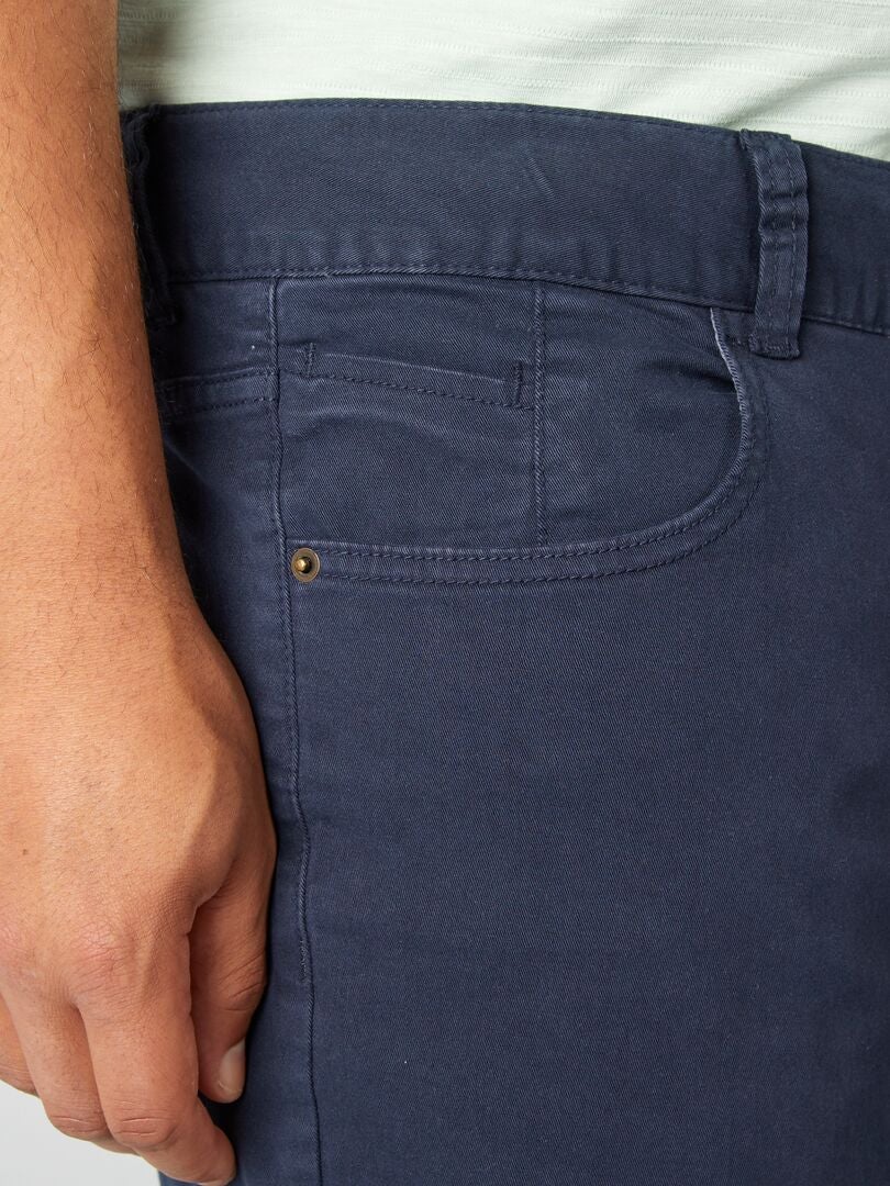 Pantalón slim L30 AZUL - Kiabi